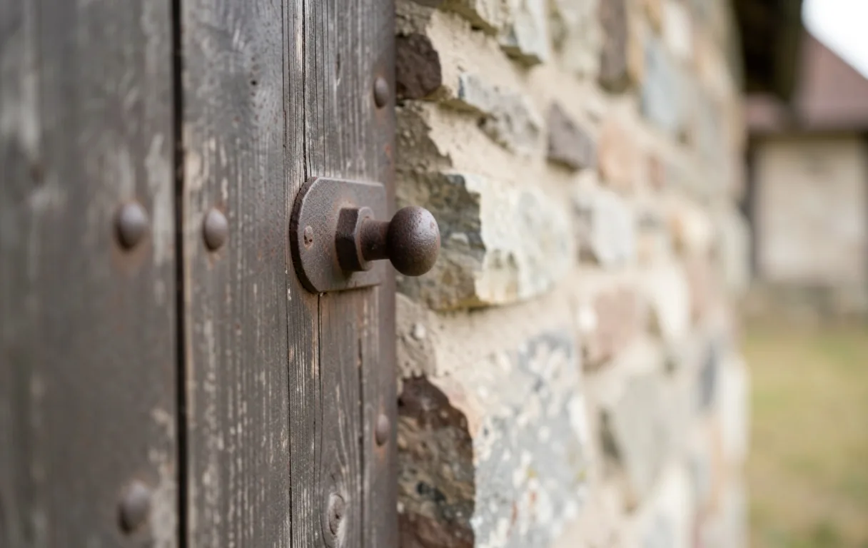 Detailní textura agrárního vybavení